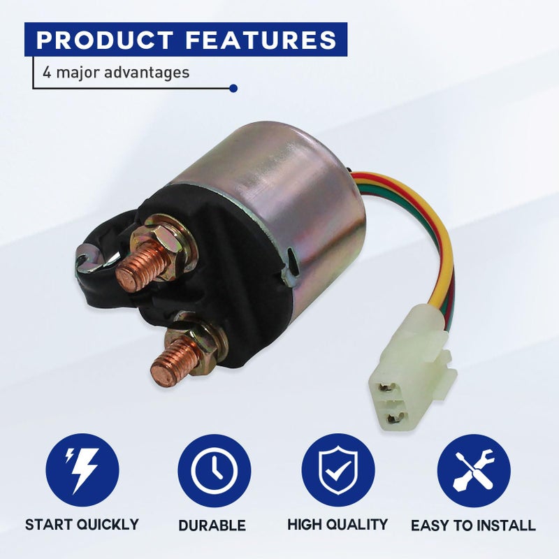 Yerbay Starter Solenoid Relay For Honda Trx350 Rancher 350 2000-2006/Trx420 Rancher 420 2009-2014/Trx500 Foreman 500 2005-2009 2011-2013/Trx450 Foreman 450 1998-2004/Trx400 Foreman 400 1995-2003 - Image 3